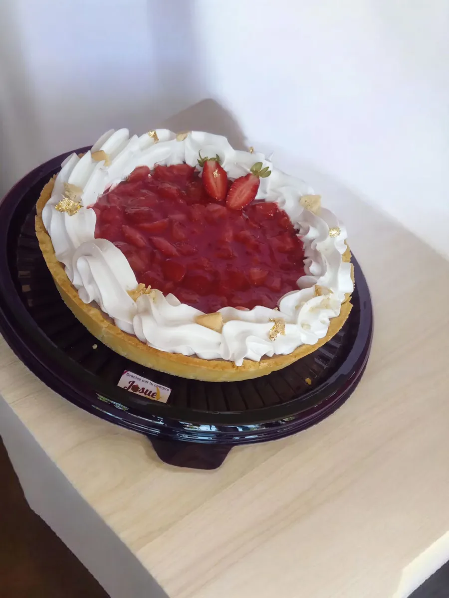 Pie de fresa